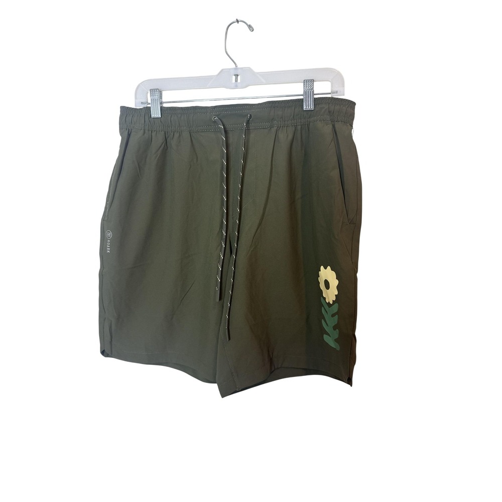 Roark Serrano Shorts Mens Large Green 8 Inch Linerless Running Hiking Athletic